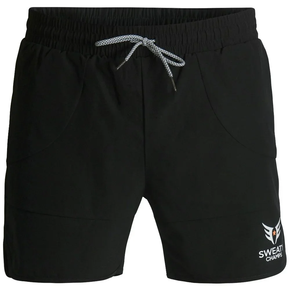 Sweaty Champs Mens Workout Gym Shorts - Picture 2 of 6
